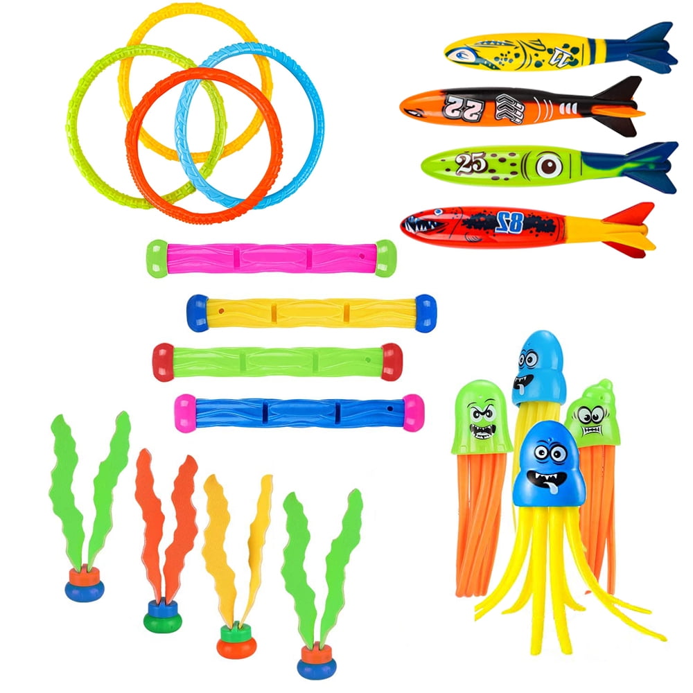 20 Pcs Underwater Diving Toys, Swimming Pool Toys for Kids