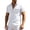White, variant on Guluxicc Men's Cotton Shirts with Pockets Button Down Short Sleeve Shirts for Everyday Wear Trendy Summer Casual Outfits