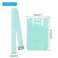 thumbnail image 2 of Uxcell Phone Grip Strap Wrist Strap Silicone Elastic Cord with Card Holder for Phone Case Mint Green 1Pcs, 2 of 5