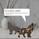 thumbnail image 3 of Howling Wolf Figurine Wooden Wolf Ornament Wolf Silhouette Decor Collectible Art Gifts With Led String Lights For Home Shelf Table Christmas Decor, 3 of 5
