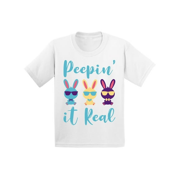 Peepin’ it Real Infant Tees for Baby Girl 24th Month Easter Baby Boy Shirts 18M 6M 12M First Easter Outfit Gift for Kid