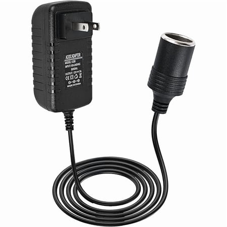 xzyuan 12v 3a 36w ac to dc Converter Ac/Dc Switching Adapter Car Cigarette Lighter Adapter to Wall Plug 110v to 12 Volt Power Supply Transformer for Devices Under 36w