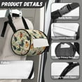 thumbnail image 6 of ZIATUBLE Cock Floral Paper Towel Roll Organizer Universal Carrying and Storage Case Round Paper Towel Storage Bag Kitchen Paper Towel Holder Organizer Soft Portable Padded Storage, 6 of 7