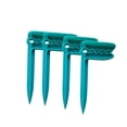 thumbnail image 4 of 4 piezas de estacas de playa para vacaciones, soportes para mantas de picnic, abrazaderas para toallas, esenciales verde oscuro, 4 of 8