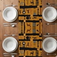 thumbnail image 4 of Black African Women Table Runner 72 Inches Long,Boho Brown Elephant Giraffe Ethnic Cotton Linen Table Runners Dresser Scarves,Decorative Tabletop Scarf Furniture Cover for Home Dinner Party 13"x72", 4 of 8