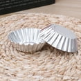 thumbnail image 4 of 36 Pcs Metal Baking Cups Egg Tart Pan Paper Mini Aluminum, 4 of 6