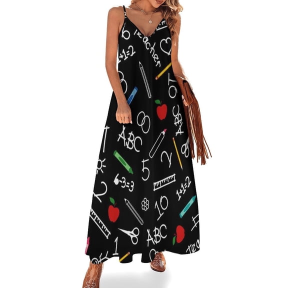 SCHOOL EDUCATION Sleeveless Dress Loose Women's Dress Dresses Luxury Evening Dresses