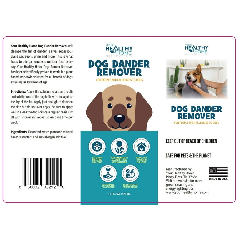 Dog Dander Remover & Allergy Relief Spray|All Natural Effective Treatment for Dog Allergies|Vet Recommend, Cruelty Free & Made in USA (16oz) - Walmart.com Dog Dander Remover & Allergy Relief Spray|All Natural Effective Treatment For Dog Allergies|Vet Recommend, Cruelty Free & Made In Usa (16Oz) - Walmart.Com