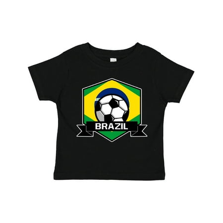 

Inktastic Soccer Brazil Flag Banner Boys or Girls Toddler T-Shirt