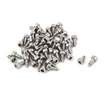 M2.5x6mm Stainless Steel Hex Drive Head Cap Self Tapping Drilling Screws 50pcs