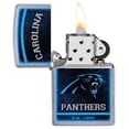 thumbnail image 3 of Zippo NFL Carolina Panthers Street Chrome Pocket Lighter, 3 of 6