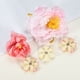 thumbnail image 5 of 5 piezas de clips para el cabello con flores, flores falsas para el cabello, accesorios para el cabello para mujeres y niñas, rosa púrpura, 5 of 7