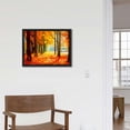 thumbnail image 4 of Nawypu Canvas Wall Art, Framed Canvas Prints Autumn Sunshines Through Forest Maple Leaf Painting Pictures Print On Canvas Ready to Hang Wall Decor for Living Room, Bedroom, Bathroom, Office, 4 of 4