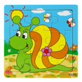 thumbnail image 1 of Blocs de Construction Intellectuels pour Enfants 5 Pcs, Insectes, Véhicules, Casse-Tête Cognitifs (Escargots), 1 of 4