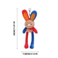 thumbnail image 2 of CSSAD Easter Bunny Toy Extendable Pull Funning Rabbits, Multicolor Stuffed Bunny Toy with Pull Up Ears, Pet Plush Bunny Doll Keychain Bag Gift Pendant for Kids, 2 of 5
