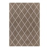 Better Homes & Gardens 5' X 7' Brown and White Diamond Outdoor Rug