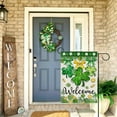 thumbnail image 6 of Welcome St. Patricks Day Garden Flag Double Sided, Shamrock Clover Gold Coins Green Bow Decorative Yard Outdoor Home Small Decor, Irish Spring Holiday Outside Decoration 12 x 18, 6 of 6