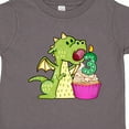 thumbnail image 4 of Inktastic Dragon Cupcake 3rd Birthday Boys or Girls Toddler T-Shirt, 4 of 5