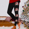 thumbnail image 1 of WILLBEST Leggings de Entrenamiento de Cintura Alta Para Mujer, Pantalones de Yoga Suaves y Elásticos Con Estampado Navideño, Diseño de Bloques de Color Para Fitness y Running. Extra Grande, 1 of 4