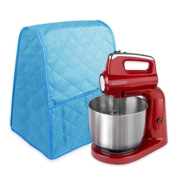 SZTXJ Stand Mixer Cover, (Blue) Dust Cover with Pockets and Storage Bag for Stand Mixer Accessories, Compatible with KitchenAid, Sunbeam, Cuisinart, H
