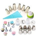 thumbnail image 3 of Export-Exclusive Stainless Steel Piping Nozzles Set - 8/13/22-Piece Baking Tools for Cake & Pastry Decoration, Corrosion-Resistant, Versatile for Global Use Including Africa, Budget-Friendly (5-10, 3 of 5
