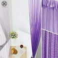 thumbnail image 6 of Luxtrada 39"x78" Tassel Curtains Door Beads Curtains - String Curtain 100x200cm Bead Curtain for Doorway Thread Fringe Window Panel Room Divider Cute Strip Tassel Party Events (Purple), 6 of 10