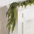 thumbnail image 2 of 6' Faux Realistic Cedar Garland - Unlit Christmas Garland, 2 of 3
