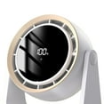 thumbnail image 6 of Fancyes Desktop Fan Mini Carpenter Electrical Digital Display USB Quiet Silent 90  degree Tendency Head Slope for Backpack Households white, 6 of 8