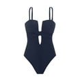 thumbnail image 6 of gakvbuo One Piece Bikini Swimsuit Women Cutout Monokini Bathing Swimwear Women Summer Solid Color With Chest Backless Strap Swimsuit, 6 of 8