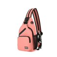 thumbnail image 1 of Mochila pequeña informal para Mujer, bolso de pecho con agujero para auriculares, Mochila de viaje multifuncional, 2022 Fivean unisex, 1 of 2
