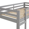 thumbnail image 3 of Solid Wood Low Loft Bed - Grey, 3 of 4