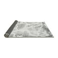 thumbnail image 2 of Ahgly Company Indoor Square Abstract Gray Modern Area Rugs, 7' Square, 2 of 4