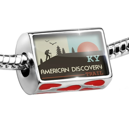 Bead US Hiking Trails American Discovery Trail - Kentucky Charm Fits All European