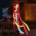 thumbnail image 2 of 2 Piece Happy New Year Windsock Wind Sock Flag for Home New Year Decoration, 2 of 7