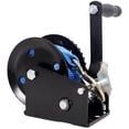 thumbnail image 6 of CQSXDA 1200LBS Hand Winch with 19.6ft Steel Cable, Two-Way Ratchet & Galvanized Shell for Trailer, Boat, ATV, 6 of 11