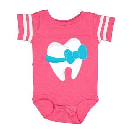 

Inktastic Tooth with a Bow Gift Baby Boy or Baby Girl Bodysuit