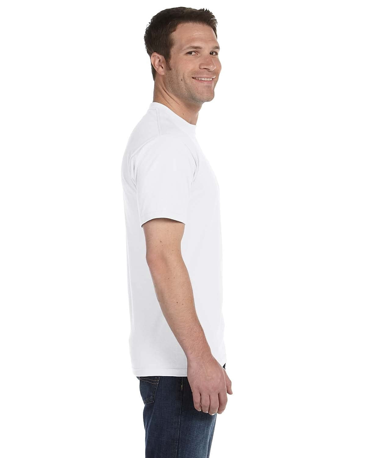 Hanes Men's Tagless Crew Neck T-Shirt 8-Pack - Soft Cotton, Comfort Undershirt, Lay-Flat Collar
