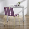 thumbnail image 6 of XDECO Patio Square Dining Table for 4, Plastic Kitchen Side Table with Metal legs, Outdoor Side Table for Backyard, Deck, Yard, Garden, Poolside, White, 6 of 9