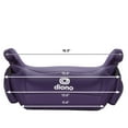 thumbnail image 4 of Diono Solana Pack of 2 Backless Booster Car Seats, Black/Purple Wildberry, 4 of 7