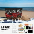 thumbnail image 5 of Honeii tractor for Tote Bag with Adjustable Strap,Beach Bag, Waterproof Sandproof Beach Tote Bag, Large Capacity Foldable Beach Bags, 5 of 7