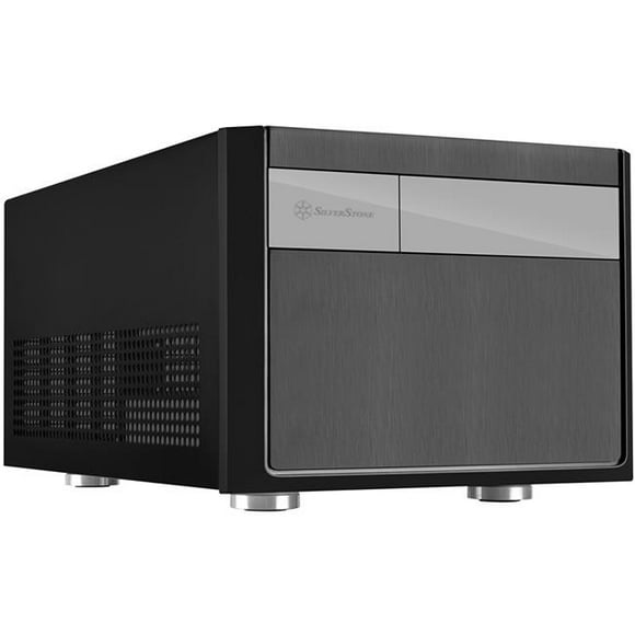 Micro-ATX Mini-DTX Mini-ITX Small Form Factor Computer Case, Compatible with ATX PSU Cases - Black