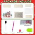 thumbnail image 4 of Caja Almacenamiento Dinero DIY Decoraciones Artísticas Con Diamantes Navidad Papá Noel Y Muñeco Nieve, 4 of 9
