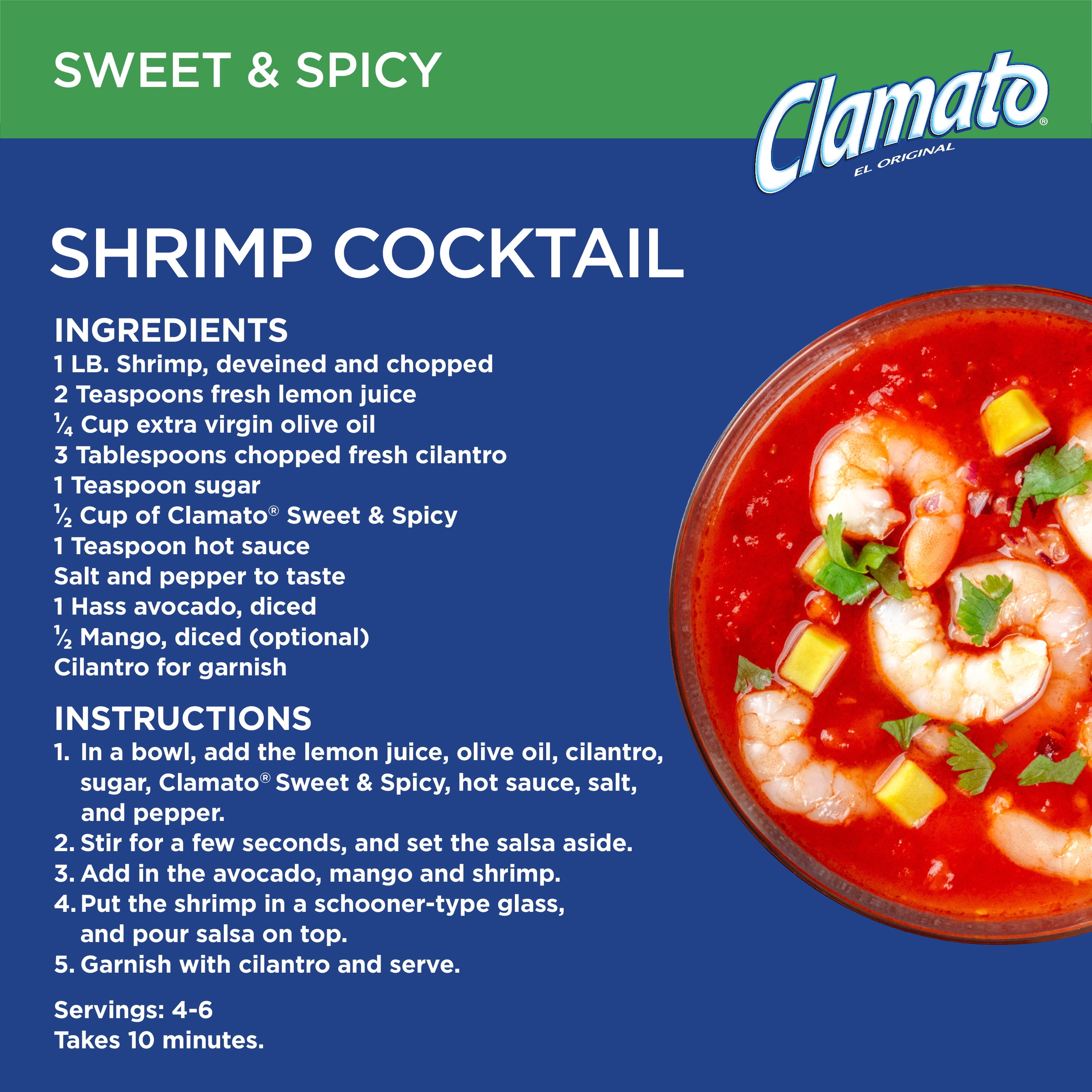 Clamato Sweet & Spicy Tomato Cocktail Mix, 64 fl oz, Bottle
