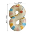 thumbnail image 2 of Unique Bargains Animal Print Balloon Foil Number Balloons Multicolor Number 8, 2 of 7