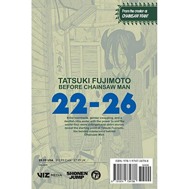 Tatsuki Fujimoto, Manga Book, Before Chainsaw Man 22-26, Paperback