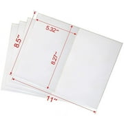 SJPACK Shipping Labels with Rounded Corner, 8.5 x 5.5 Inches Half Sheet Self Adhesive Shipping Address Labels for Laser and Inkjet Printer, 200 Labels(8.27x5.32)
