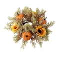 thumbnail image 4 of Vela Decorativa De 9.8" Con Forma De Corona Para Fiesta De Acción De Gracias, Calabazas Naranjas, 4 of 8