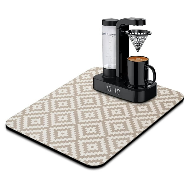 Essential Kitchenware, Microfiber Dish Drying Mat, 18x24 Inch - Super Absorbent for Efficient Drying