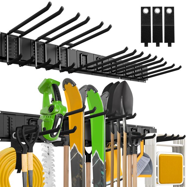 Organizador de pared para garaje klasit, 48 pulgadas, paquete de 15, 306 kg de capacidad