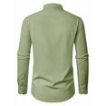 thumbnail image 6 of sogami Mens Wrinkle Free Dress Shirts Stretch Business Button Up Formal Shirt, 6 of 7
